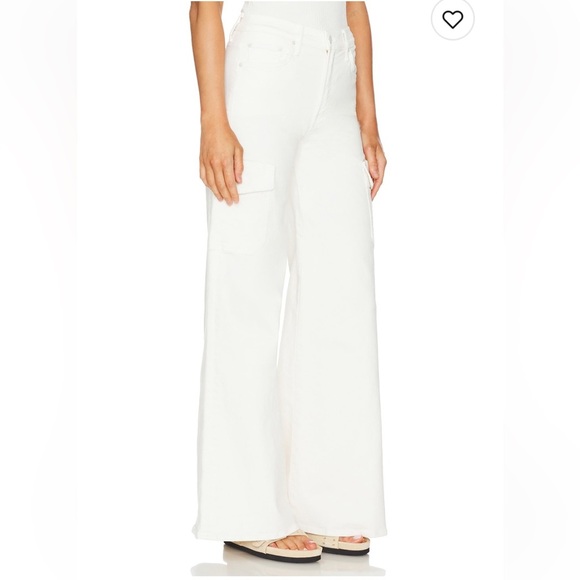 MOTHER NWT Sz 25 The Undercover Cargo Sneak in Cream Puff - Picture 3 of 6